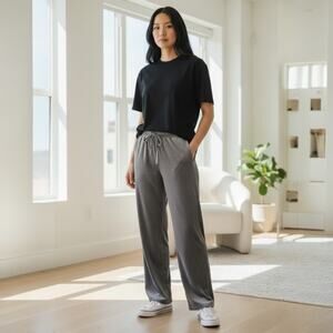 House of Harlow 1960 Gray Velvet Velour Mid Rise Jogger Pants S 4-8